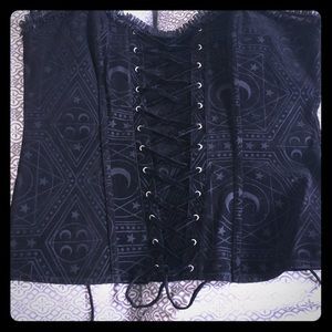 BRAND NEW! Black corset